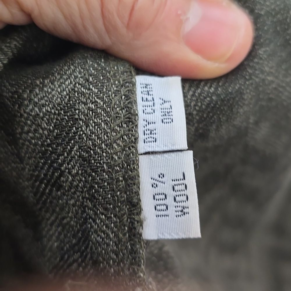 OPUS 204 SEATTLE VINTAGE LAGENLOOK Women's WOOL Chevron Coat L - Picture 7 of 8